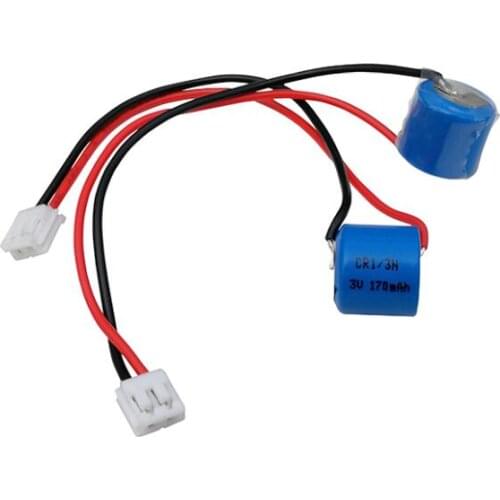 10pcs/lot AFP1801 CR1/3N 3V 160MAH PLC Lithium Battery With Plug