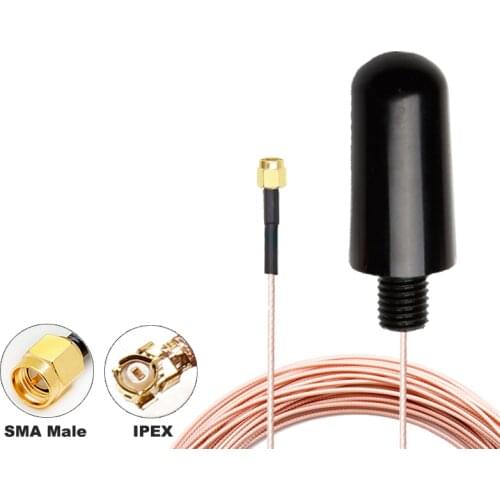 2.4G omnidirectional outdoor 3dbi waterproof WiFi wireless Bluetooth router cabinet module antenna receiver SMA IPEX connector