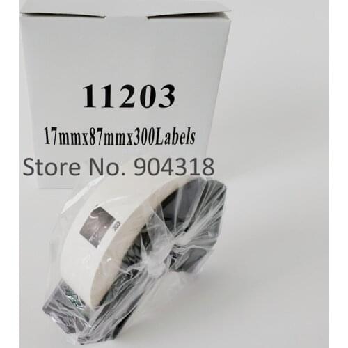 90 x Rolls Brother DK 11203 Compatible Labels 17mm x 87mm 300 labels per roll 1203 Label Printer QL 570 580 700 720 1050 1060