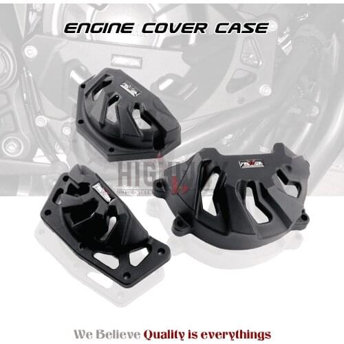 Motorcycle Accessories Nylon Engine Protective Case Cover Guard Stator Protectors for YAMAHA MT-09 FZ09 MT09 MT 09 2013-2019