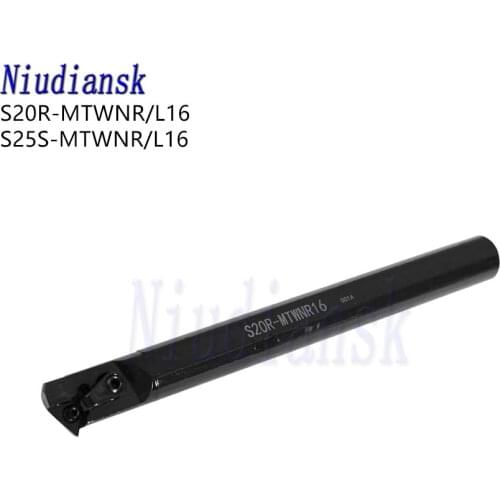 S20R-MTWNR16 Inner Hole Turning Tool Holder S25S-MTWNR16 Internal Turning Tools S20R-MTWNL16 CNC Lathe Tools S25S-MTWNL16 Arbor