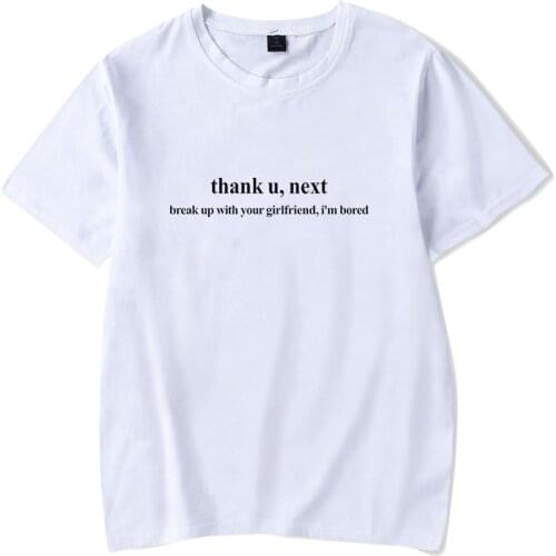 Ariana Grande T Shirt Men Women Hip Pop Streetwear Casual Short Sleeve Oversized Tshirt Funny Graphic Tees Instagram Clothing