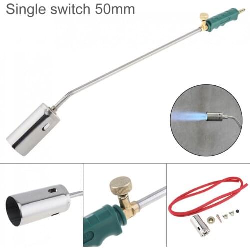35 50mm Single Switch Type Liquefied Gas Torch Welding Spitfire-Gun Support Oxygen Acetylene Propane for Barbecue /Hair Removal