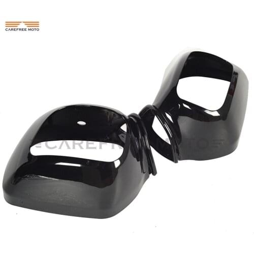 Left & Right Black Motorcycle Rear View Mirrors Cover case for Honda Goldwing GL 1800 F6B 2013 2014 2015
