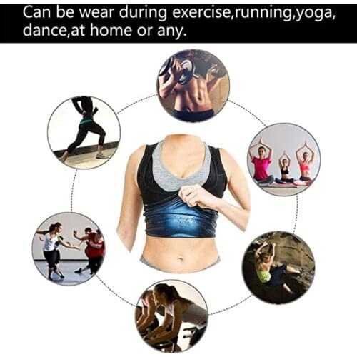 Sauna Slimming Tank Top Women top for Training Belly Sheath Corset Sweat Women Fat Burning Body Shaper Weight Loss Trainer Vest