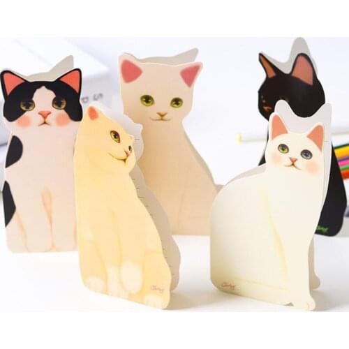 1PC Cute Cat Birthday Greeting Cards Postcards For Kids Birthday Christmas Invitation Cards Baking Cake Flowers Decoration Gifts