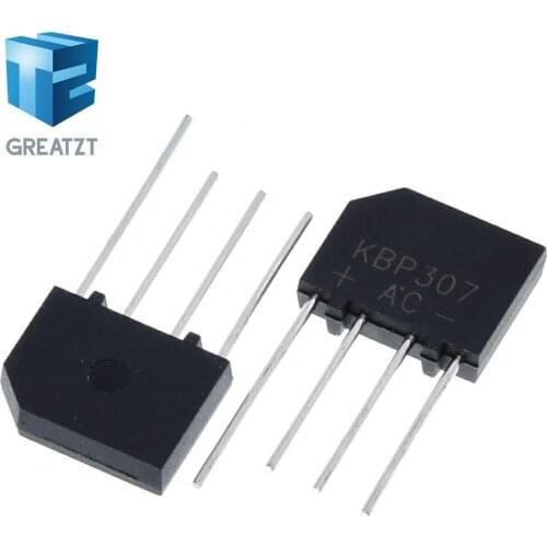GREATZT 10pcs KBP307 bridge rectifier 3A700v