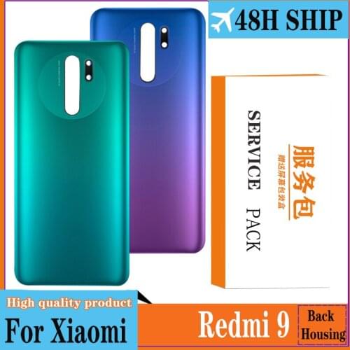 Original Back Housing for Xiaomi Redmi 9 Battery Cover for Xiaomi Redmi9 Back housing Cover Xiaomi Redmi 9 Rear Cover