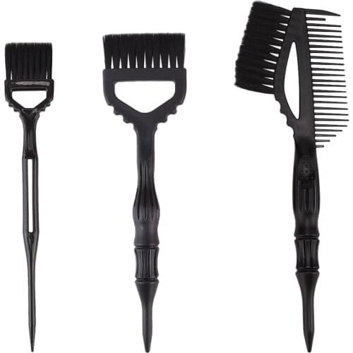 9x Hair Tinting Applicator Hair Dye Comb Brush Barber Hairdressing Tail Comb