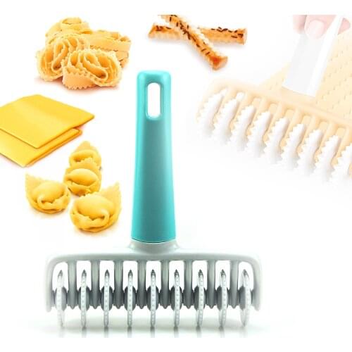 Fondant Ribbon Cutter Embosser Roller Set Fondant Strip Ribbon Cutter Sugarcraft Plastic Cake Rolling Pin Cake Decorating Tools