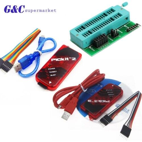 PICKIT3 Programmer + PIC ICD2 PICKit 2 PICKIT 3 PICKIT 3.5 Programming Adapter Universal Programmer Seat diy electronics