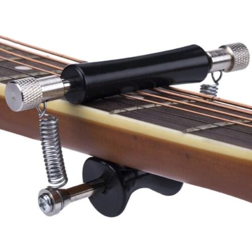 Rolling Guitar Capo Easy Sliding Up & Down Metal Rolling Guitar Capo for Folk Classic Acoustic Guitars