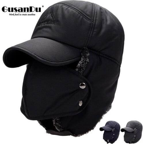 Winter Wig Mountain Lei Feng Hat Men And Women Plus Velvet Thick Ski Hat Windproof And Warm Outdoor Riding Northeast Hat Autum