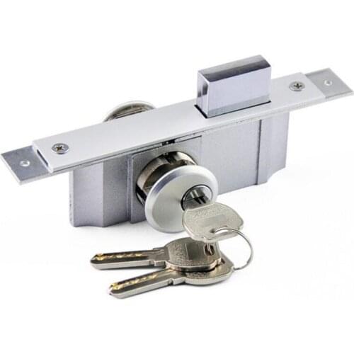 Alloy Lock Plus Heavy Aluminum Rugged And Large Core Lock Glass With Frame Central Door Lock Home Handware