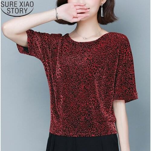 Shiny Sequin Blouse Plus Size 4XL Glitter Shirt Tops Fashion Elegant Tunic Women Blouses Red Black Shine Women Blouses New 9197