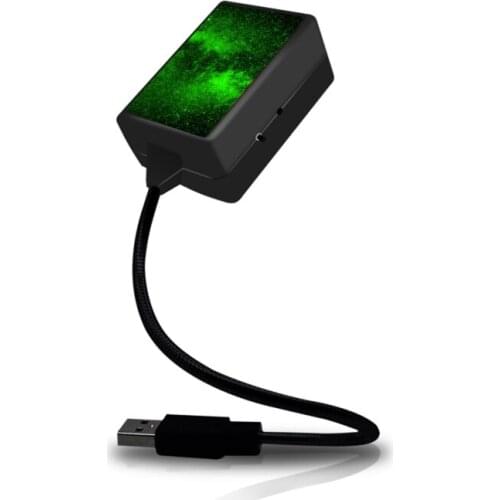 50LC USB Car Led Decorative Atmosphere Lamp Roof Star Night Light Projector Adjustable Car Styling Automotive Interior Light