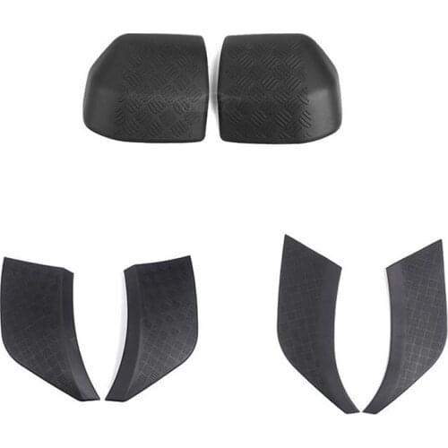 6PCS for Land Rover Defender 110 2020 2021 Front Rear Bumper & Rearview Mirror Cover Trim Guard Anti Scratch Accessories