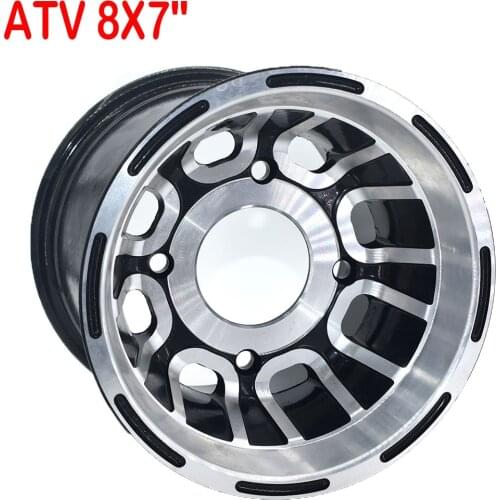 ATV 8inch Rear Wheel Aluminum Alloy Rims 8"x 7 Quad Chinese Off-Road 4 wheel Motorcycle Motocross