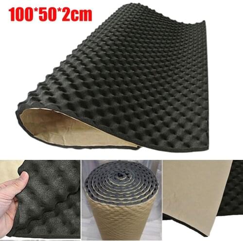 Car Sound Deadener Noise Insulation Acoustic Dampening Foam Subwoofer Mat Sound Thermal Proofing Pad Car Wrap Roll Film Sticker