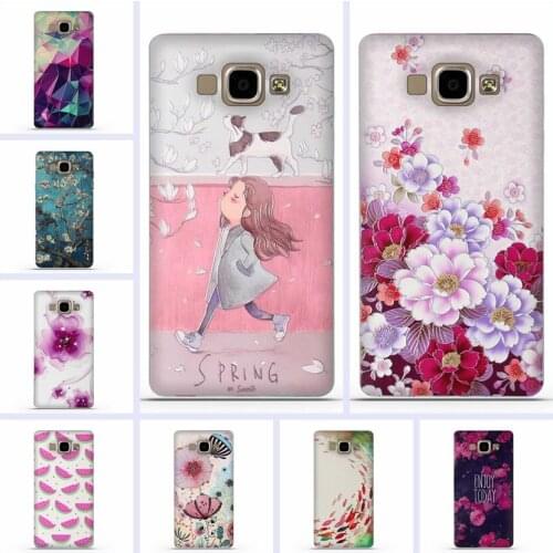 Cases For Samsung Galaxy A5 2015 Cover 3D Relief Flower Silicon Soft Case For Samsung Galaxy A5 A500 A500F A500H 5.0" Phone Case