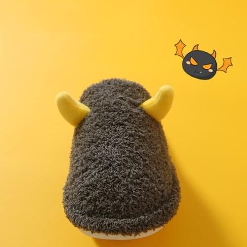 Designer Mixed Color Slippers Women Cute Furry Fluffy Fall Winter Indoor Home Slides Couple Men House Plush Flat Shoes Casual