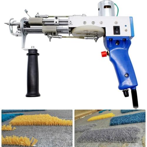 Sewing Machine Electric Manual Cut Pile Carpet Weaving Flocking Adjustable Rug Carpet Tufting Gun Machine(FOR CUT) Tool Crafts