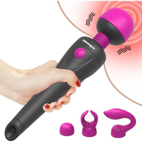 G-spot Vibrator Pussy Orgasm Nipple Clitoris Vibrating Massage Vibrator Sex Toys For Women Ultrasonic AV Vibrators Female