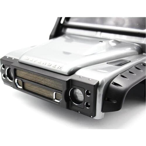 Crawler Rc Car Upgrade Part Aluminum Alloy Grill Plate For 1/10 Scale Remote Control Car Traxxass Trx4 T4 Accessories