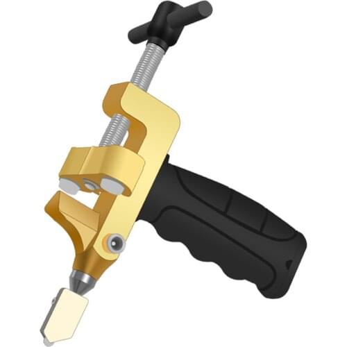 Glass Cutting Tool Handle Tile Cutter Boundary Opener 1-piece 2-in-1 Protable Steel Hand-held Two In One Slicer