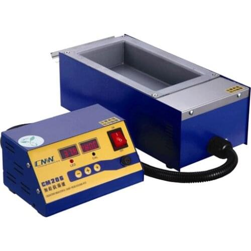 Square high temperature lead free soldering pot split tin solder furnace tin melting digital display 220V 110V CM206 600C 1000W