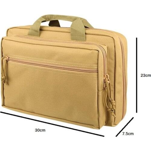 Hot Selling Combat Glock Portable Storage Tactical Dual Gun Bag Tool Case1911 Cz-75 Taurus G2c Rang Bag Hunting Accessories