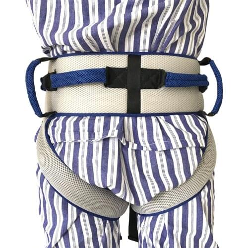 Medical Gait Belt Transfer Walking Moving Tool with Hand Grips Quick-Release Buckle Injures Patient Safety Fixing Belt Therapy