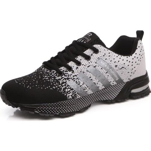 2020 mens shoes new couple sports shoes flying woven breathable lightweight running shoes shock absorption casual shoes foreign