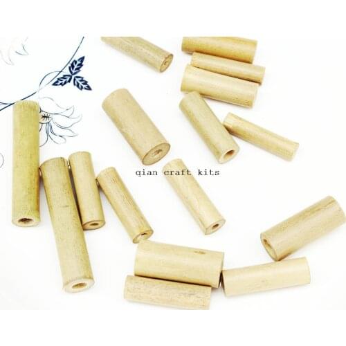 50pcs nautral unfinished Bamboo log Stick 6mm*30mm-10mm*45mm Natural Bamboo cut out 3cm-5.5cm for diy craft kits