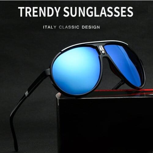 New Carrera Square Sunglasses Men Vintage Retro Sports Driving Sun Glasses Oversize Colorful Outdoor Eyewear Gafas De Sol Hombre