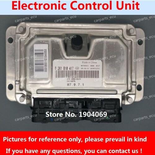 Engine Computer Board 0261B10417 M7.9.7 ECU 0261201198/F01R00D440 F01RB0D440/0261S04877 25201IL000 For Liebao/Beiqi Luba Car