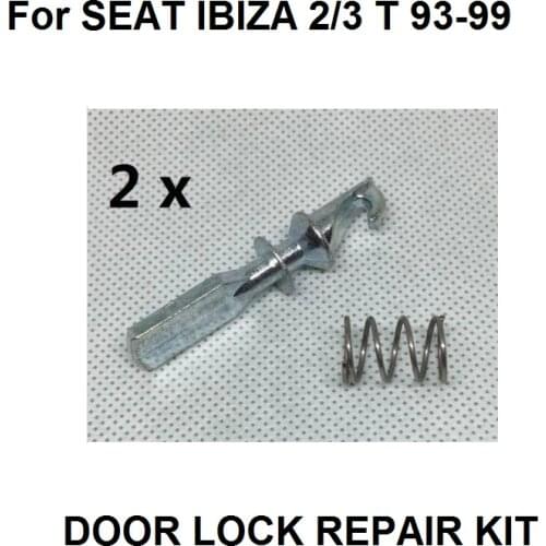 X2 SET Door Lock Barrel Repair Kit,Front Left Or Right For SEAT IBIZA 2/3 T 93-99