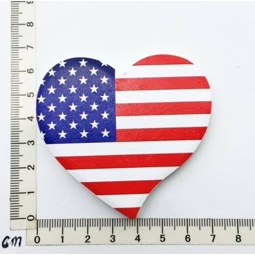 United States)Fridge Magnet Creative Travel Commemorate Crafts 33D Ornaments Magnetism Resin Material Refrigerator Stickers