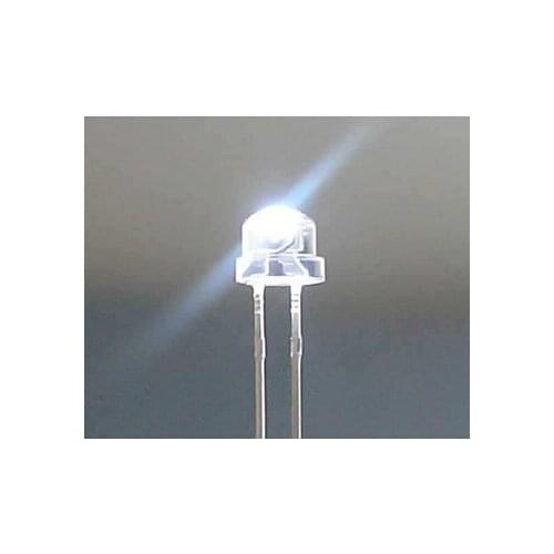 1000 pcs/lot 5mm straw hat lamp led diode LED white (F 4.8mm)3.2-3.4v 1400-1600mcd leds Light Emitting Diodes mix color kit