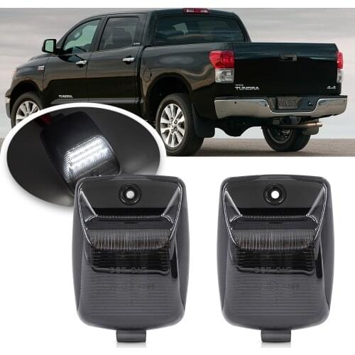 2pcs Led License Number Plate Light For Toyota Tacoma 09-16 For Toyota Tundra 07-13 Rear Car Led Tag Lamps
