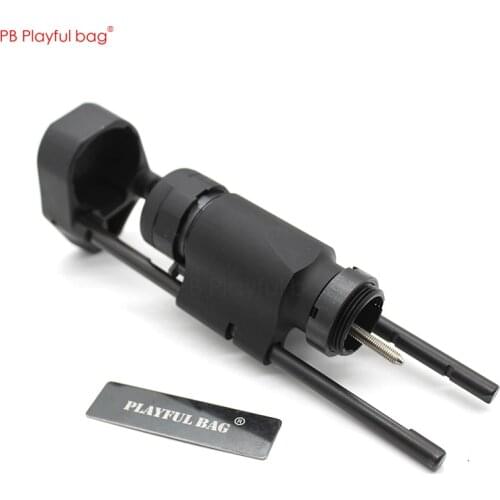 Outdoor sports toy water bomb gun HK416C modifie after supporting jinming 9 generation nylon after stock accessories KD54