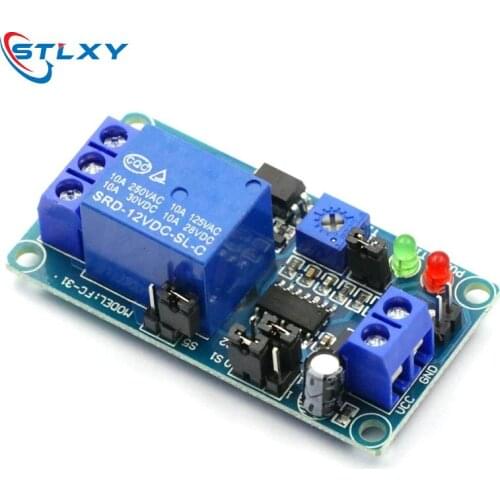 High Quality Delay Relay Delay Turn On / Delay Turn Off Switch Module with Timer DC 12V