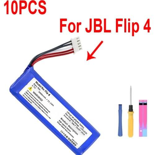 10pcs for JBL Flip 4, Flip 4 Special Edition GSP872693 01 flip4 3000mah battery