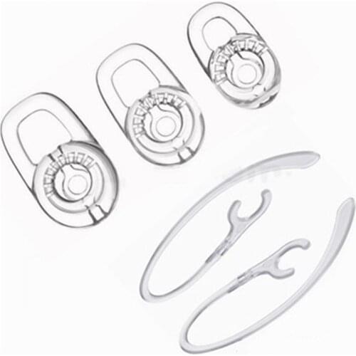 Eargels Earbuds Earhooks Ear Gels Hooks Set for Plantronics Savor M1100 MARQUE M155 2M165 M25 55 100 Wireless Headset Kits Parts