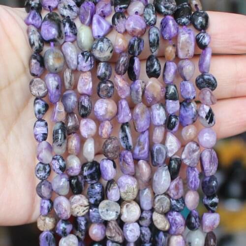 4-10mm Natural Charoite Irregular Beads 15inch per strand, DIY Jewelry Making !We provide mixed wholesale for all items