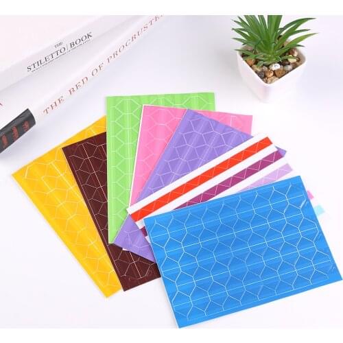 10Sheets Decoration PVC Frame Stickers Colorful Photo Corner Scrapbook Paper Photo Albums Frame Picture Protection Tool Dropship