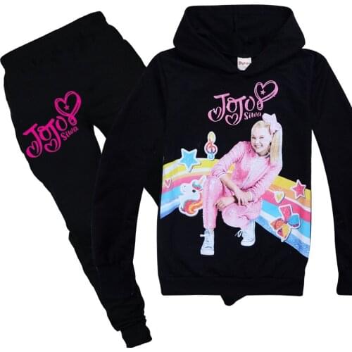 Spring Autumn Girl Clothes Set Baby Kids Hoodies i+ Pants 2pcs Siwa Children Coat Sweatshirt Tracksuit Sports Suit Outfit