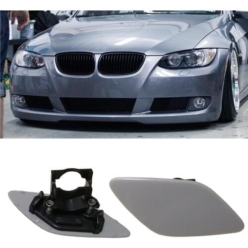 For BMW 3-Series E92 E93 Coupe Headlight Washer Cover Cap Lamp Flap Bumper Trim