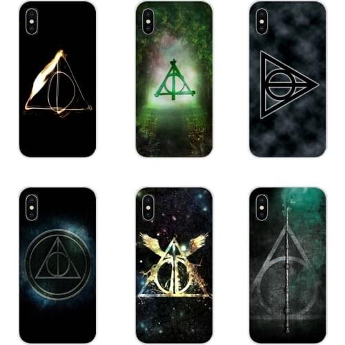 For HTC One U11 U12 X9 M7 M8 A9 M9 M10 E9 Plus Desire 630 530 626 628 816 820 830 Harry Always Deathly Hallows Logo TPU Bag Case