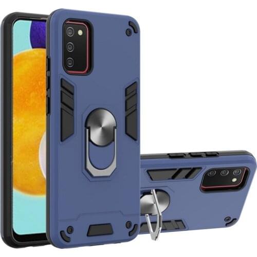 Hybrid Phone Case For Samsung A03S A82 A72 A52 A32 A12 A02S A21S A71 A51 A41 A31 A21 A11 A50 A30 S A10 Stand Holder Ring Cover
